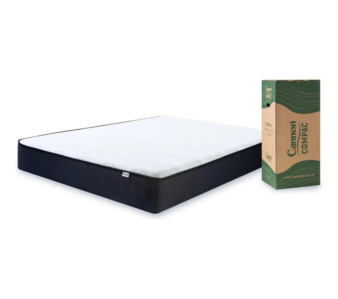 Colchón 2 plazas Cannon Compac extra firme 140cm x 190cm