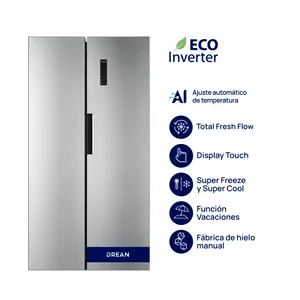 Heladera Side by Side Inverter No Frost Drean DSP472LKRSS0 472 Lts